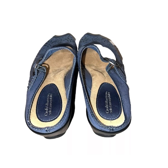Croft & Barrow Sole (Sense)ability Peep Toe Comfort Clogs Shoes Sz 9 - Picture 7 of 11
